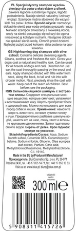 Szampon dla psów z ekstraktem z oliwek 300 ml